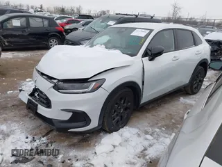 2024 Honda HR-V Sport with VIN 3CZRZ2H55RM734226, listed as a IAAI auction lot 41379416 with 9,692 mi miles. Bid and sale history available at carsss.com. Image 2.