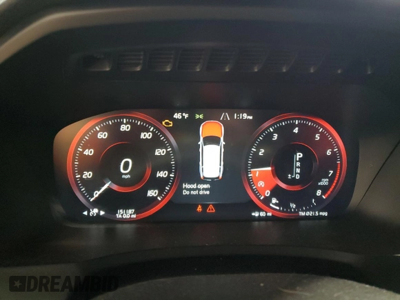 2017 Volvo XC90 R-Design with VIN YV4A22PM7H1137569, listed as a Copart auction lot 85777134 with 151,187 mi miles and Clean Title. Bid and sale history available at carsss.com. Image 9.