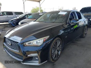 2018 Infiniti Q50 Luxe z VIN JN1EV7AP9JM353684, wystawiony jako IAAI lot #42444432 z przebiegiem 85 036 mil mil oraz . Historia ofert i sprzedaży dostępna na DreamBid. Obrazek 2.