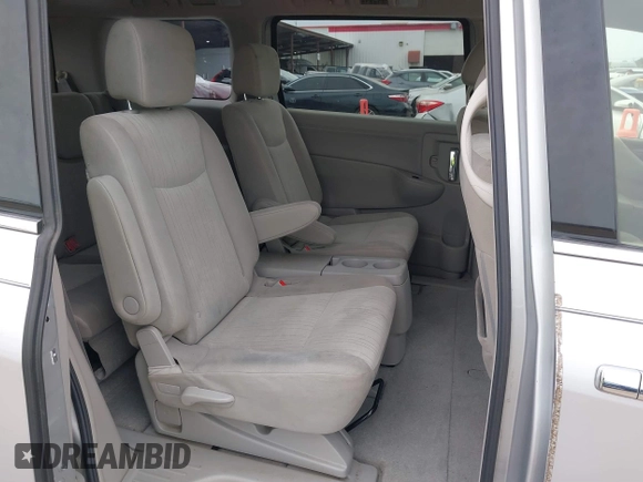 2014 Nissan Quest S with VIN JN8AE2KP5E9104762, listed as a IAAI auction lot 41566593 with 132,043 mi miles and . Bid and sale history available at DreamBid. Image 8.