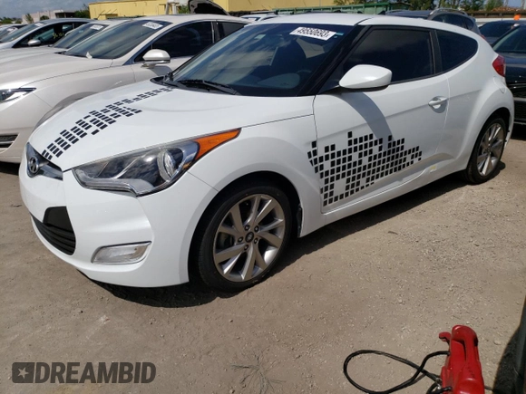 2017 Hyundai Veloster with VIN KMHTC6AD1HU322526, listed as a Copart auction lot 49550693 with 47,781 mi miles. Bid and sale history available at carsss.com. Image 1.