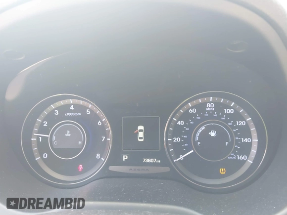2016 Hyundai Azera Limited with VIN KMHFH4JG5GA524170, listed as a IAAI auction lot 42065814 with 73,607 mi miles and . Bid and sale history available at carsss.com. Image 7.