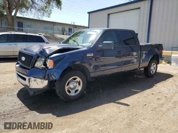 2006 Ford F-150 XLT with VIN 1FTRW02W56KC82964, listed as a Copart auction lot 60256395 with 154,526 mi miles and Salvage title. Bid and sale history available at DreamBid. Image 1.