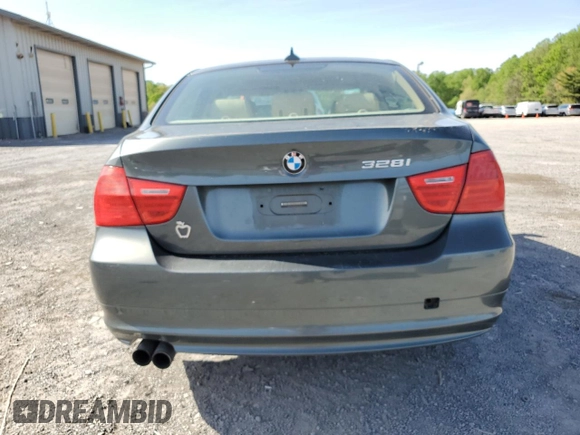 2011 BMW 3 Series 328i xDrive with VIN WBAPK5C56BA657263, listed as a Copart auction lot 55176965 with Not Provided miles and Salvage Title. Bid and sale history available at DreamBid. Image 6.