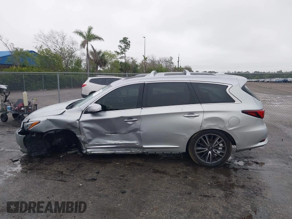 2019 Infiniti QX60 Pure z VIN 5N1DL0MM9KC534133, wystawiony jako IAAI lot #41407744 z przebiegiem 215 402 mil mil oraz . Historia ofert i sprzedaży dostępna na DreamBid. Obrazek 6.