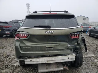 2018 Jeep Compass Latitude with VIN 3C4NJDBB6JT147355, listed as a Copart auction lot 43694585 with 105,230 mi miles and Salvage Title. Bid and sale history available at carsss.com. Image 6.