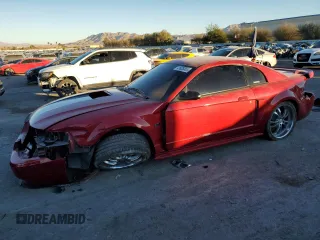 2002 Ford Mustang GT Deluxe with VIN 1FAFP42X82F169504, listed as a Copart auction lot 41625365 with 149,675 mi miles and Salvage Title. Bid and sale history available at carsss.com. Image 1.