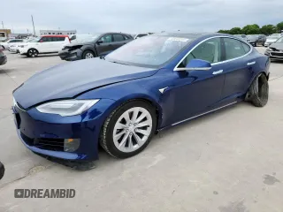 2017 Tesla Model S 60 with VIN 5YJSA1E14HF190251, listed as a Copart auction lot 63648045 with 79,379 mi miles and Salvage title. Bid and sale history available at DreamBid. Image 1.
