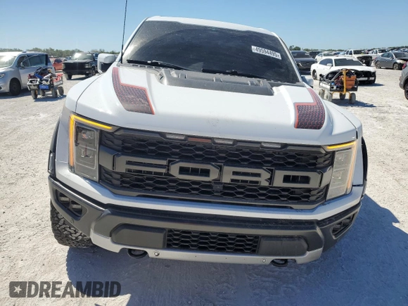 2023 Ford F-150 Raptor with VIN 1FTFW1RG1PFB24123, listed as a Copart auction lot 49594495 with 24,175 mi miles and Salvage Title. Bid and sale history available at DreamBid. Image 5.
