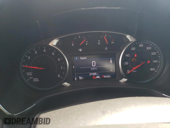 2022 Chevrolet Equinox RS with VIN 3GNAXMEV5NS245928, listed as a Copart auction lot 61642274 with 21,429 mi miles and Non Repairable. Bid and sale history available at DreamBid. Image 9.