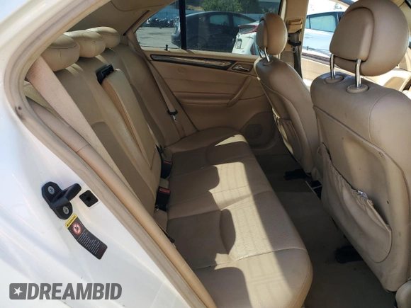 2004 Mercedes-Benz C 240 with VIN WDBRF61J84A607911, listed as a Copart auction lot 59142465 with 180,572 mi miles and Salvage title. Bid and sale history available at DreamBid. Image 10.