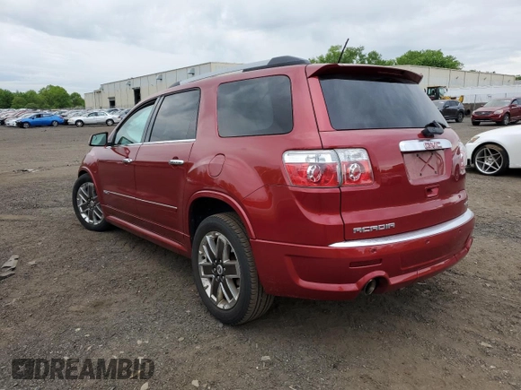 2012 GMC Acadia Denali z VIN 1GKKVTED5CJ204030, wystawiony jako Copart lot #56695775 z przebiegiem 77 717 mil mil oraz Szkoda całkowita • Salvage title. Historia ofert i sprzedaży dostępna na DreamBid. Obrazek 2.