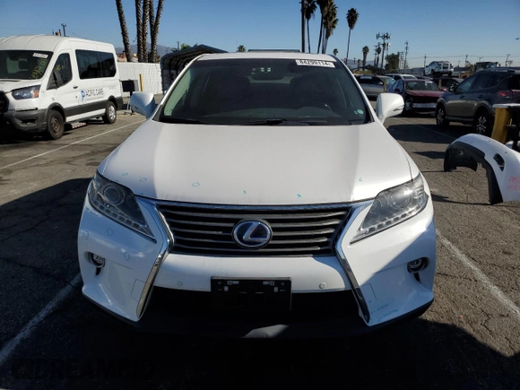 2015 Lexus RX 450h with VIN 2T2ZB1BAXFC003138, listed as a Copart auction lot 84299114 with 105,663 mi miles and Salvage Title. Bid and sale history available at DreamBid. Image 5.