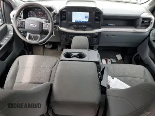 2022 Ford F-150 XL with VIN 1FTFW1E51NFA04887, listed as a Copart auction lot 55734705 with 123,590 mi miles and Salvage title. Bid and sale history available at DreamBid. Image 8.