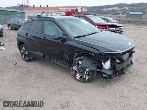 2025 Hyundai Kona SEL Convenience with VIN KM8HCCAB6SU189627, listed as a IAAI auction lot 41836762 with 994 mi miles and . Bid and sale history available at DreamBid. Image 1.