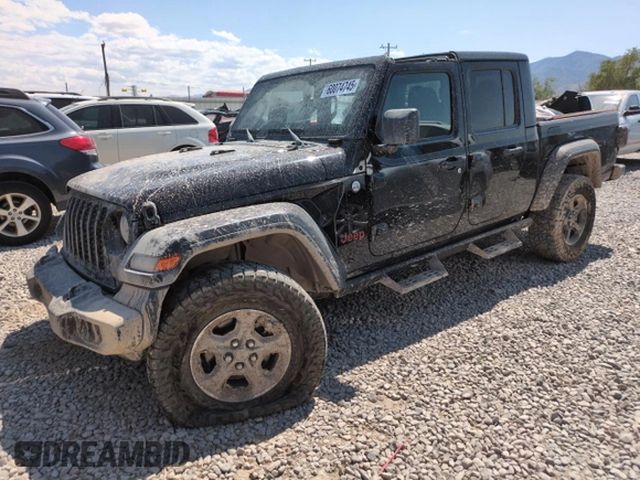 2020 Jeep Gladiator Sport S с VIN 1C6HJTAG1LL158662, выставлен на аукционе Copart как лот 60074745 с пробегом 46 837 миль миль и Списание • Salvage title. История ставок и продаж доступна на DreamBid. Изображение 1.