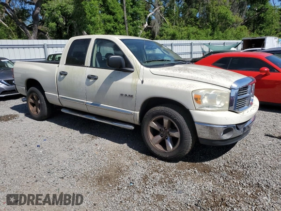 2008 Dodge Ram 1500 SLT with VIN 1D7HA18N98J209500, listed as a Copart auction lot 51699405 with 81,404 mi miles and Salvage Title. Bid and sale history available at carsss.com. Image 4.