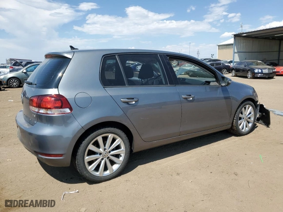 2013 Volkswagen Golf TDI w/Sunroof & Nav with VIN WVWNM7AJXDW007910, listed as a Copart auction lot 62839634 with 80,896 mi miles and Non Repairable. Bid and sale history available at carsss.com. Image 3.