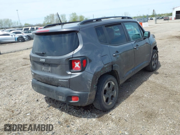 2017 Jeep Renegade Sport с VIN ZACCJBAB6HPG64055, выставлен на аукционе IAAI как лот 42104469 с пробегом 125 897 миль миль и . История ставок и продаж доступна на DreamBid. Изображение 4.
