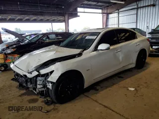 2017 Infiniti Q50 Signature Edition with VIN JN1EV7AP5HM739948, listed as a Copart auction lot 44012225 with 93,697 mi miles and Salvage Title. Bid and sale history available at DreamBid. Image 1.