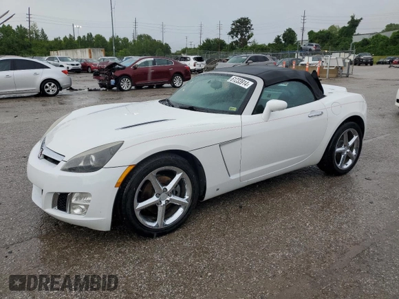 2008 Saturn Sky Red Line z VIN 1G8MG35X98Y102960, wystawiony jako Copart lot #61233914 z przebiegiem 129 890 mil mil oraz Szkody całkowita. Historia ofert i sprzedaży dostępna na DreamBid. Obrazek 1.