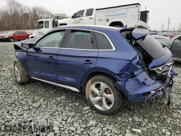 2022 Audi Q5 S line Prestige with VIN WA1FAAFY3N2110783, listed as a Copart auction lot 39282883 with Not Provided miles and . Bid and sale history available at DreamBid. Image 2.