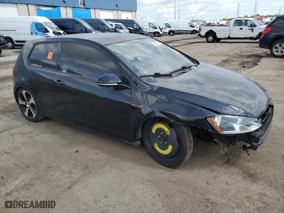 2016 Volkswagen Golf GTI S with VIN 3VWYT7AU1GM069112, listed as a Copart auction lot 68067474 with 0 mi miles and Salvage Title. Bid and sale history available at carsss.com. Image 4.