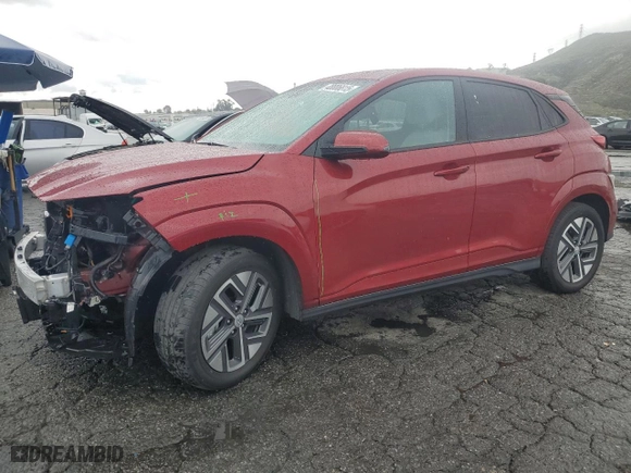 2023 Hyundai Kona Electric SE with VIN KM8K23AG4PU184339, listed as a Copart auction lot 48806815 with 31,716 mi miles and Salvage Title. Bid and sale history available at carsss.com. Image 1.