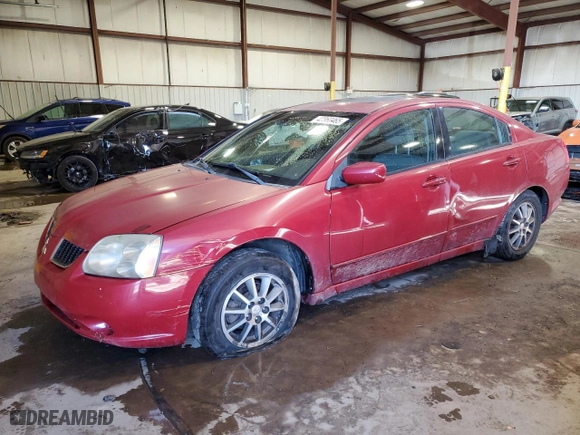 2004 Mitsubishi Galant ES with VIN 4A3AB46F34E133214, listed as a Copart auction lot 42360465 with 213,606 mi miles and Salvage Title. Bid and sale history available at carsss.com. Image 1.