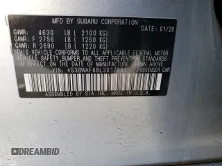 2020 Subaru Legacy Special Sports with VIN 4S3BWAF68L3017897, listed as a Copart auction lot 42017845 with Not Provided miles and Salvage Title. Bid and sale history available at carsss.com. Image 12.