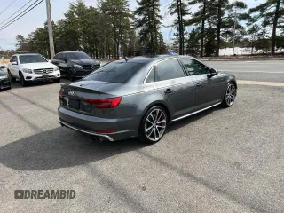 2018 Audi S4 Premium Plus with VIN WAUB4AF47JA002513, listed as a Copart auction lot 52750115 with 114,949 mi miles and Clean Title. Bid and sale history available at carsss.com. Image 4.