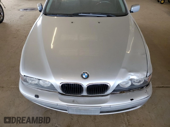 2001 BMW 5 Series 525iA with VIN WBADT43451GF55680, listed as a Copart auction lot 48023455 with 164,187 mi miles and Salvage Title. Bid and sale history available at carsss.com. Image 11.