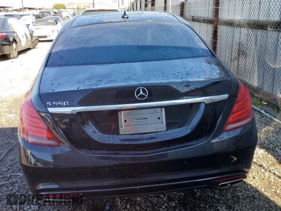 2014 Mercedes-Benz S-Class S 550 with VIN WDDUG8CB5EA025704, listed as a Copart auction lot 45691445 with 133,921 mi miles and Salvage Title. Bid and sale history available at carsss.com. Image 6.