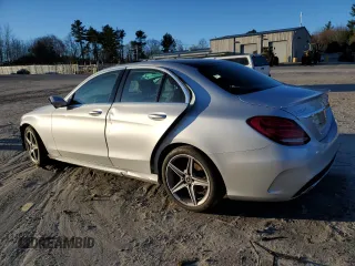 2018 Mercedes-Benz C 300 with VIN 55SWF4KB7JU280340, listed as a Copart auction lot 86372144 with 93,997 mi miles and Salvage Title. Bid and sale history available at DreamBid. Image 2.