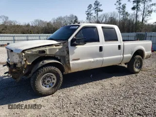 2004 Ford Super Duty F-250 XL with VIN 1FTNW21P44ED30647, listed as a Copart auction lot 48167095 with 294,981 mi miles and Salvage Title. Bid and sale history available at carsss.com. Image 1.