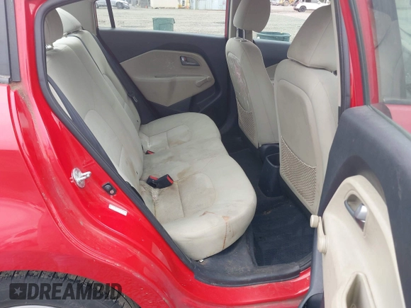 2013 Kia Rio LX with VIN KNADM4A30D6179274, listed as a IAAI auction lot 42014845 with 115,238 mi miles. Bid and sale history available at carsss.com. Image 8.