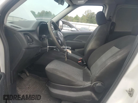 2018 Ram ProMaster City Cargo Tradesman with VIN ZFBERFAB2J6L43487, listed as a Copart auction lot 68711734 with 125,806 mi miles and Salvage Title. Bid and sale history available at DreamBid. Image 7.