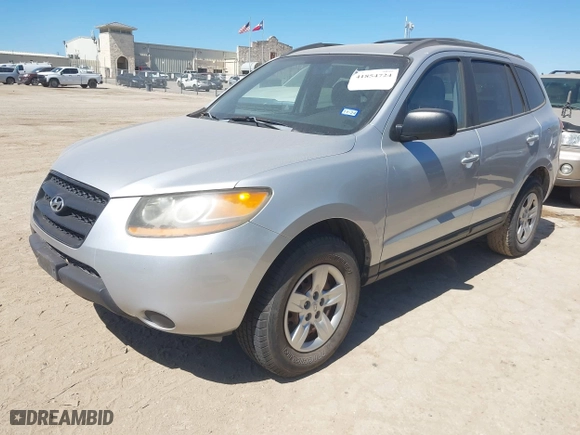 2009 Hyundai Santa Fe GLS with VIN 5NMSG13D49H236396, listed as a IAAI auction lot 41854724 with 247,578 mi miles. Bid and sale history available at carsss.com. Image 2.