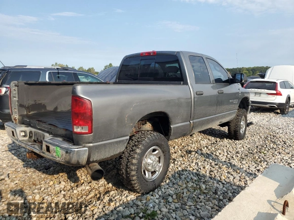 2006 Dodge 2500 SLT z VIN 3D7KS28C86G230974, wystawiony jako Copart lot #70463784 z przebiegiem 234 368 mil mil oraz Czysty tytuł • Clean title. Historia ofert i sprzedaży dostępna na DreamBid. Obrazek 3.