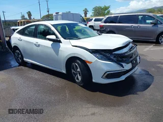 2020 Honda Civic LX with VIN 19XFC2F69LE001975, listed as a IAAI auction lot 42078416 with Not provided miles and . Bid and sale history available at DreamBid. Image 1.