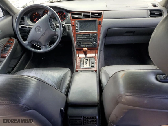 2001 Acura RL w/Navigation System with VIN JH4KA96671C001294, listed as a Copart auction lot 48045935 with 211,930 mi miles and Salvage Title. Bid and sale history available at carsss.com. Image 8.