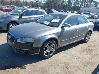 2008 Audi A4 2.0T with VIN WAUDF78E08A063823, listed as a IAAI auction lot 41791795 with 114,522 mi miles. Bid and sale history available at carsss.com. Image 2.