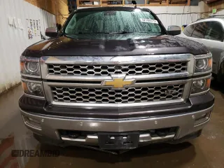 2014 Chevrolet Silverado 1500 LTZ with VIN 1GCVKSEC0EZ377719, listed as a Copart auction lot 52186575 with 62,580 mi miles and Salvage Title. Bid and sale history available at DreamBid. Image 5.