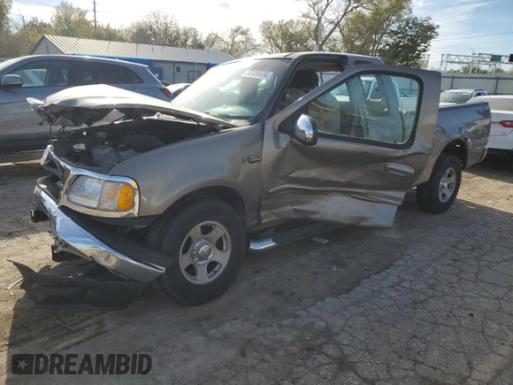 2002 Ford F-150 XL with VIN 1FTRX17262NC01116, listed as a Copart auction lot 80326534 with 0 mi miles and Salvage Title. Bid and sale history available at carsss.com. Image 1.