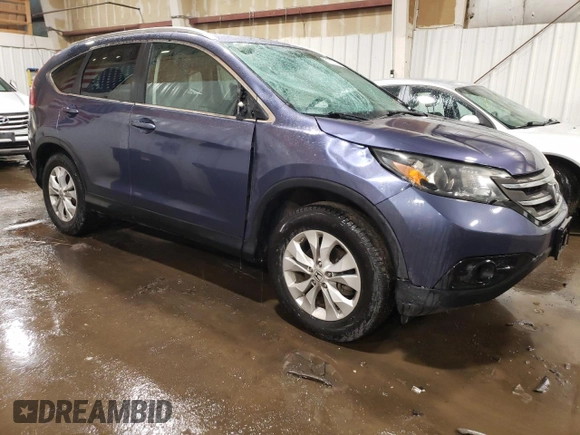 2013 Honda CR-V EX-L with VIN 2HKRM4H72DH667407, listed as a Copart auction lot 51111705 with 170,397 mi miles and Salvage Title. Bid and sale history available at carsss.com. Image 4.