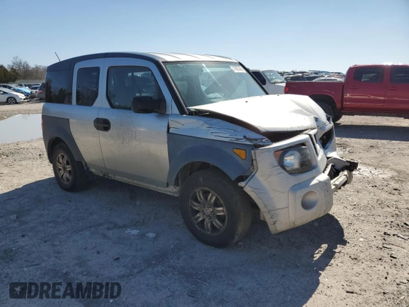 2006 Honda Element EX with VIN 5J6YH18666L001455, listed as a Copart auction lot 47967465 with 218,149 mi miles and Salvage Title. Bid and sale history available at DreamBid. Image 4.