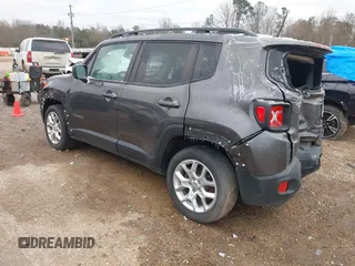 2018 Jeep Renegade Latitude with VIN ZACCJABB0JPG70206, listed as a IAAI auction lot 41630430 with 120,375 mi miles. Bid and sale history available at carsss.com. Image 3.