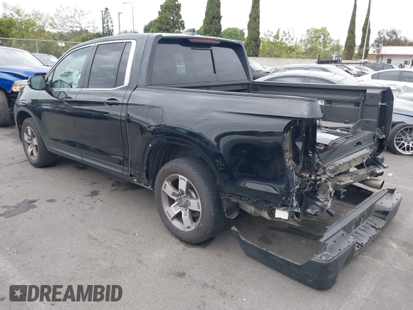 2024 Honda Ridgeline RTL with VIN 5FPYK3F56RB004027, listed as a IAAI auction lot 42049778 with 35,631 mi miles and . Bid and sale history available at DreamBid. Image 3.