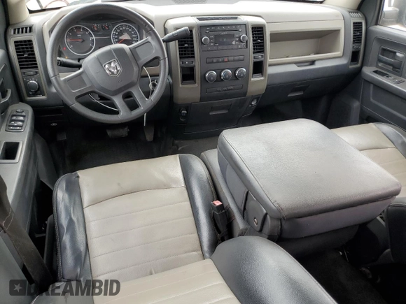 2010 Dodge 1500 ST with VIN 1D7RB1GK8AS230881, listed as a Copart auction lot 55332435 with 127,865 mi miles and Clean Title. Bid and sale history available at DreamBid. Image 8.