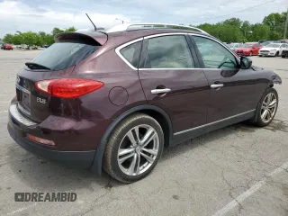 2012 Infiniti EX Journey with VIN JN1AJ0HR1CM451720, listed as a Copart auction lot 55737725 with 128,433 mi miles and Salvage title. Bid and sale history available at DreamBid. Image 3.